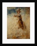 Equestrian portrait of a lady, said to be Lady Elizabeth Foster by Richard Cosway