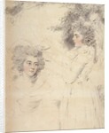 Portrait of Georgiana, Duchess of Devonshire and Lady Elizabeth Foster by John Downman