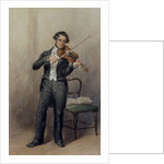 Member of the 6th Duke of Devonshire's orchestra by William Henry Hunt