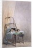 Study of a dog on a chair by William Henry Hunt