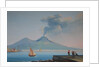 View of Naples Bay with Mount Vesuvius by Neapolitan School