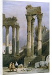 The Temple of Vespasian and Saturn by Samuel Prout