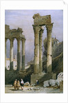 The Temple of Vespasian and Saturn by Samuel Prout