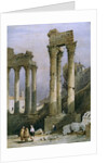 The Temple of Vespasian and Saturn by Samuel Prout