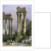The Temple of Vespasian and Saturn by Samuel Prout