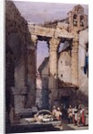 The Temple of Mars Ultor by the Forum of Augustus by Samuel Prout
