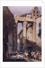 The Temple of Mars Ultor by the Forum of Augustus by Samuel Prout