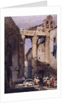 The Temple of Mars Ultor by the Forum of Augustus by Samuel Prout