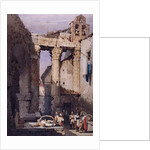 The Temple of Mars Ultor by the Forum of Augustus by Samuel Prout