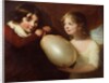Two children with a pig's bladder by William Tate