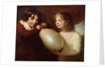 Two children with a pig's bladder by William Tate