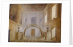 Design for a staircase in the Painted Hall, Chatsworth by Jeffry Wyatville
