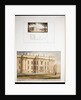 Designs for the East Elevation, Chatsworth House, 1838 by Jeffry Wyatville