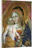 Madonna and child, Francesco di Gentile, XIV century, Piersanti museum, Matelica, Marche, Italy by Anonymous