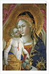 Madonna and child, Francesco di Gentile, XIV century, Piersanti museum, Matelica, Marche, Italy by Anonymous