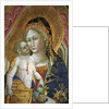 Madonna and child, Francesco di Gentile, XIV century, Piersanti museum, Matelica, Marche, Italy by Anonymous