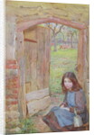 At the Orchard Gate, 1903 by Edward Clegg Wilkinson