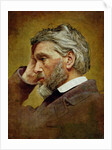 Portrait of Thomas Carlyle 1866 by T. Henderson