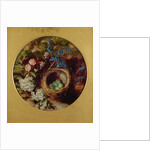 A Still Life with Bird's Nest, Blossom and Bluebells by Henry Stanier