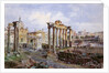 The Forum, Rome, 1878 by Vincenzo Marchi