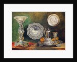 A Still Life of Silver, c.1833 by George Lance