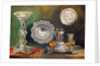 A Still Life of Silver, c.1833 by George Lance