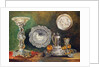 A Still Life of Silver, c.1833 by George Lance