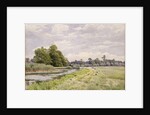 On the River Ouse, Hemingford Grey, 1904 by William Fraser Garden
