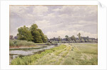 On the River Ouse, Hemingford Grey, 1904 by William Fraser Garden