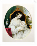 Queen Victoria with the Princess Royal as a baby by English School
