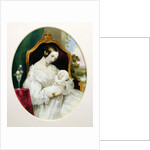 Queen Victoria with the Princess Royal as a baby by English School