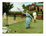 Tennis Players, 1885 by Horace Henry Cauty