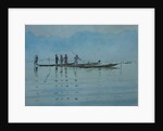 923 Fishing at Inle Lake by Clive Wilson