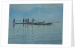 923 Fishing at Inle Lake by Clive Wilson