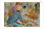 939 Nampan market, choosing oranges by Clive Wilson