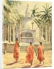 761 Boy monks visit Mihintale by Clive Wilson