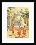 761 Boy monks visit Mihintale by Clive Wilson