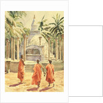 761 Boy monks visit Mihintale by Clive Wilson