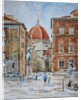 951 Piazza SS Annunziata, after the cloudburst by Clive Wilson