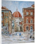 951 Piazza SS Annunziata, after the cloudburst by Clive Wilson