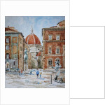 951 Piazza SS Annunziata, after the cloudburst by Clive Wilson