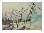 608 Fishing nets, Fort Cochin by Clive Wilson