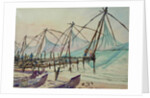 608 Fishing nets, Fort Cochin by Clive Wilson