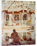 695 A flood at the ashram by Clive Wilson