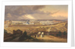 View of Jerusalem, 1847 by Hubert Sattler