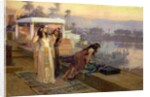 Cleopatra on the Terraces of Philae, 1896 by Frederick Arthur Bridgman