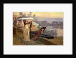 Cleopatra on the Terraces of Philae, 1896 by Frederick Arthur Bridgman