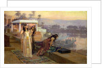 Cleopatra on the Terraces of Philae, 1896 by Frederick Arthur Bridgman