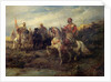 Arab Warriors on Horseback by Adolf Schreyer