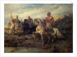 Arab Warriors on Horseback by Adolf Schreyer